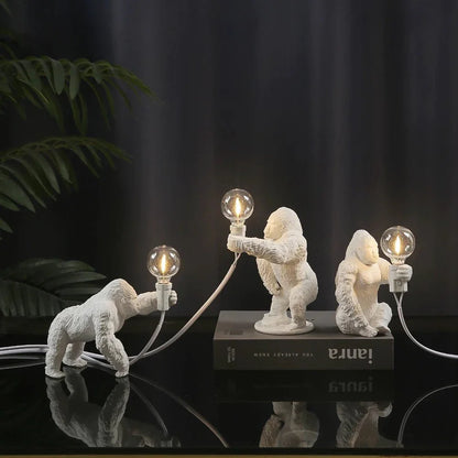 Moderne Gorilla  Hars Nachtlampje Tafellamp
