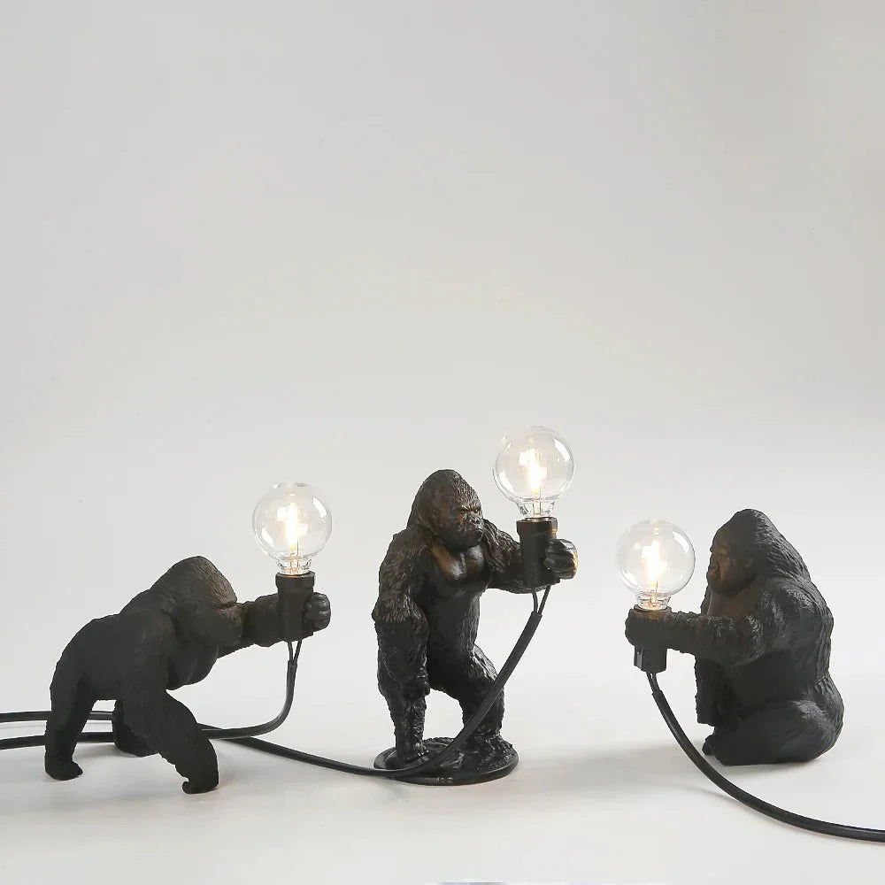 Moderne Gorilla  Hars Nachtlampje Tafellamp