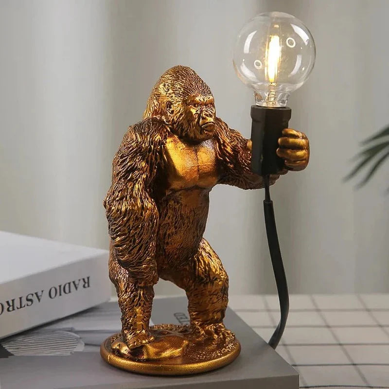 Moderne Gorilla  Hars Nachtlampje Tafellamp