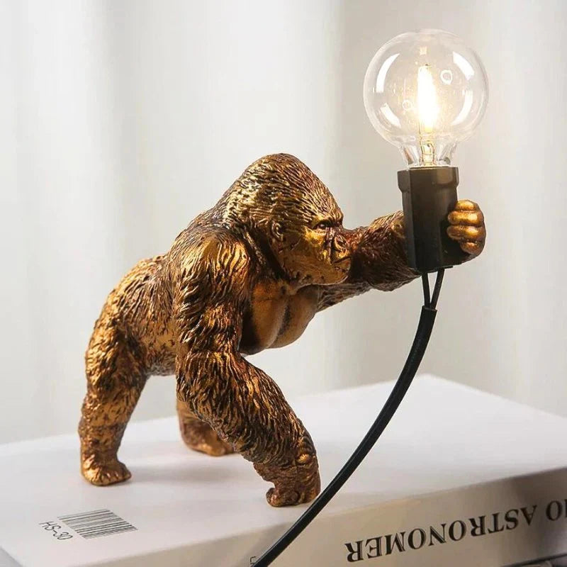 Moderne Gorilla  Hars Nachtlampje Tafellamp