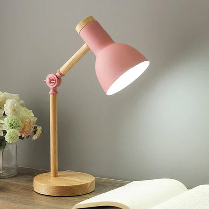 Moderne Scandinavische Houten Bureaulamp