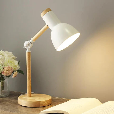 Moderne Scandinavische Houten Bureaulamp
