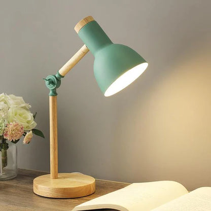 Moderne Scandinavische Houten Bureaulamp