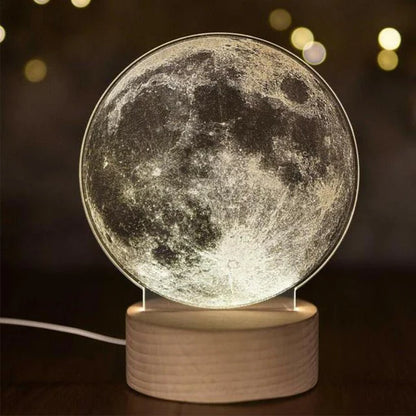 3D LED Maanlamp Sfeerverlichting Nachtlampjes