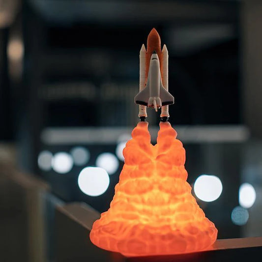 3D Print Space Shuttle LED Nachtlampje