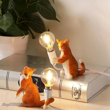 Decoratieve Kat TafelLamp–Speels en Sfeervol Licht