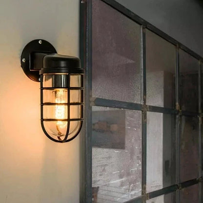 Industriële Waterdichte Aluminium Ronde Kooi Wandlamp