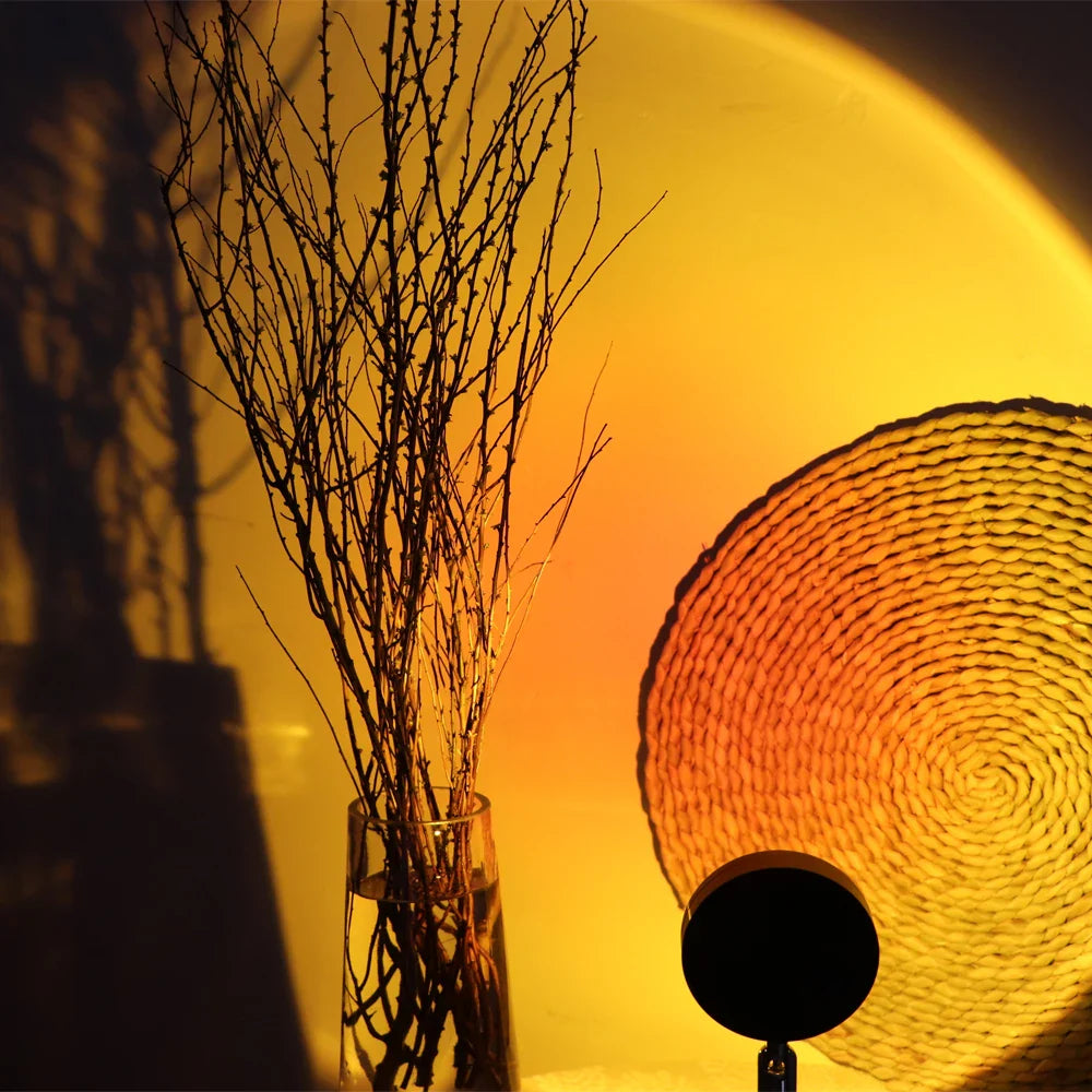 Slimme Bluetooth-Zonondergang LED Regenboog Projectorlamp