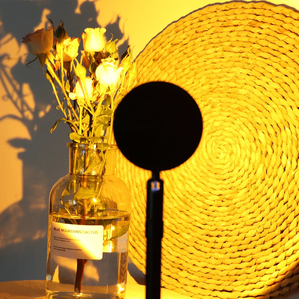 Slimme Bluetooth-Zonondergang LED Regenboog Projectorlamp