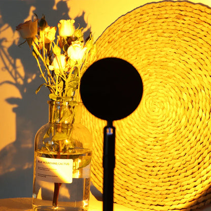 Slimme Bluetooth-Zonondergang LED Regenboog Projectorlamp