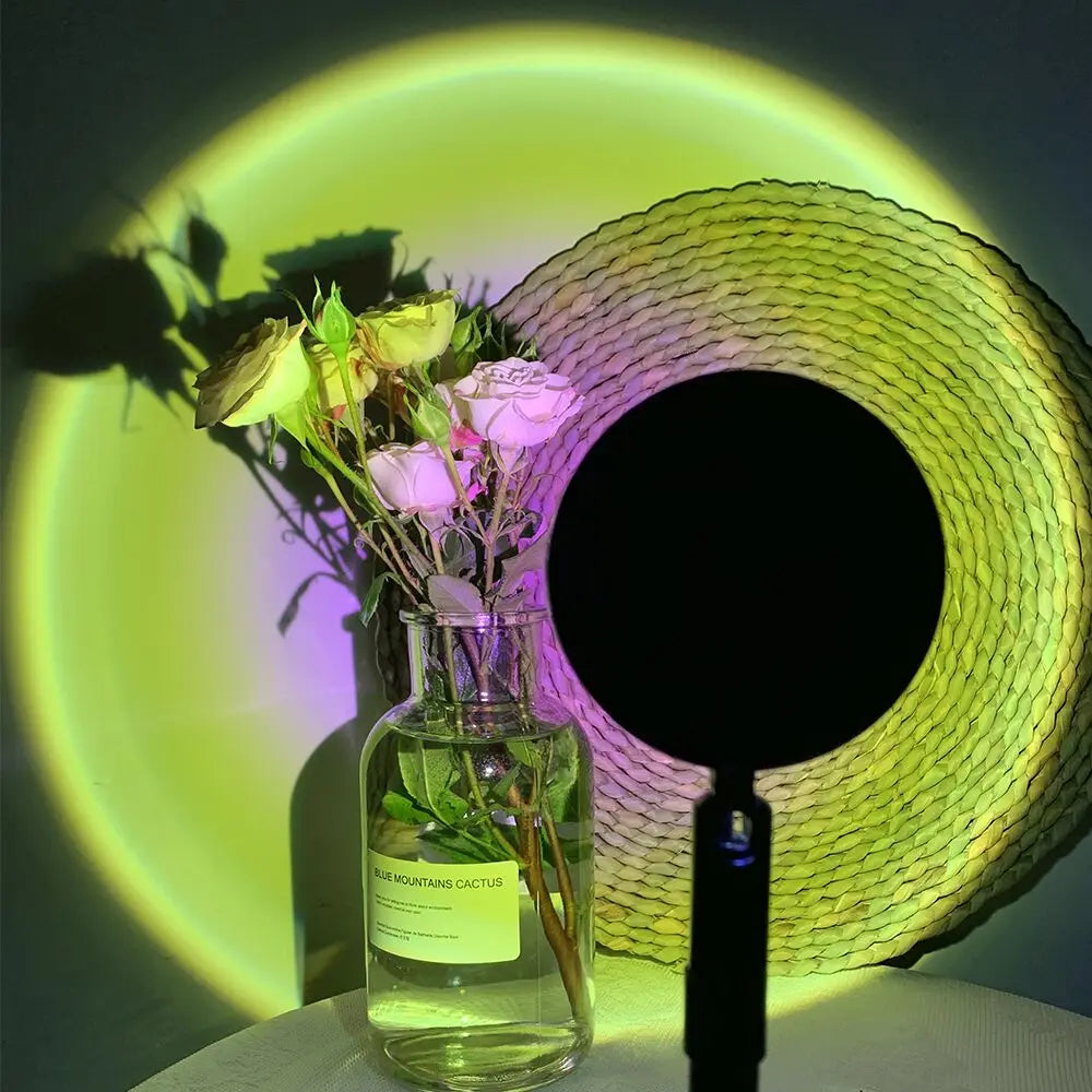 Slimme Bluetooth-Zonondergang LED Regenboog Projectorlamp