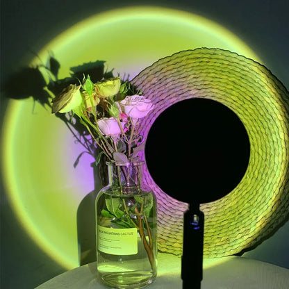 Slimme Bluetooth-Zonondergang LED Regenboog Projectorlamp