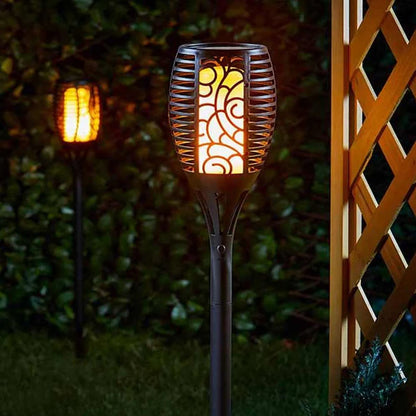 Magische Zonne-energie Luxe Tuinfakkel