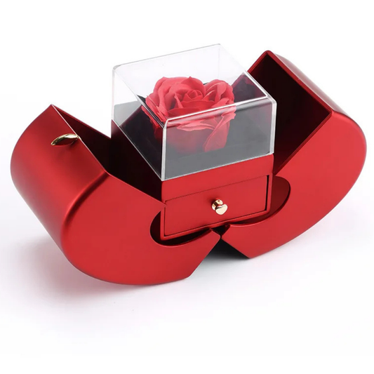 Sieradendoos Roos Hartvormig Cadeaubox Decoratief