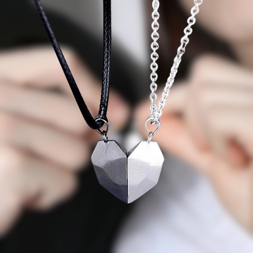 Ketting Koppel Hart Magnetisch ECG Sieraad