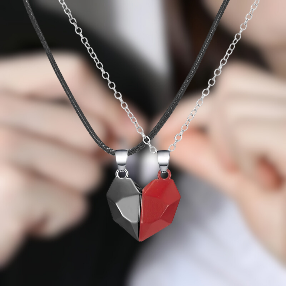 Ketting Koppel Hart Magnetisch ECG Sieraad