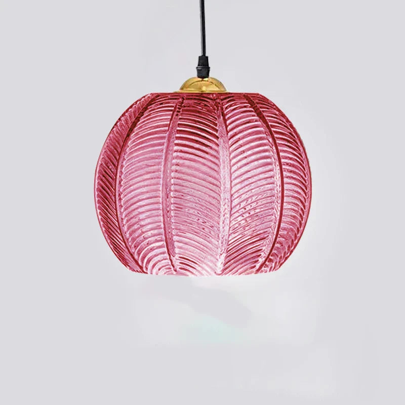 Retro LED Hanglamp van Ijzer en Glas