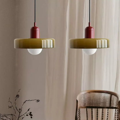 Bauglas Hanglamp – Retro Elegantie met Scandinavische Touch
