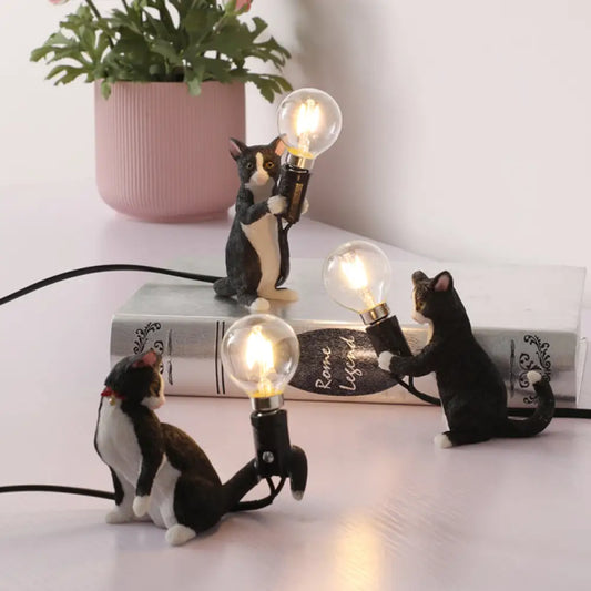 Decoratieve Kat TafelLamp–Speels en Sfeervol Licht