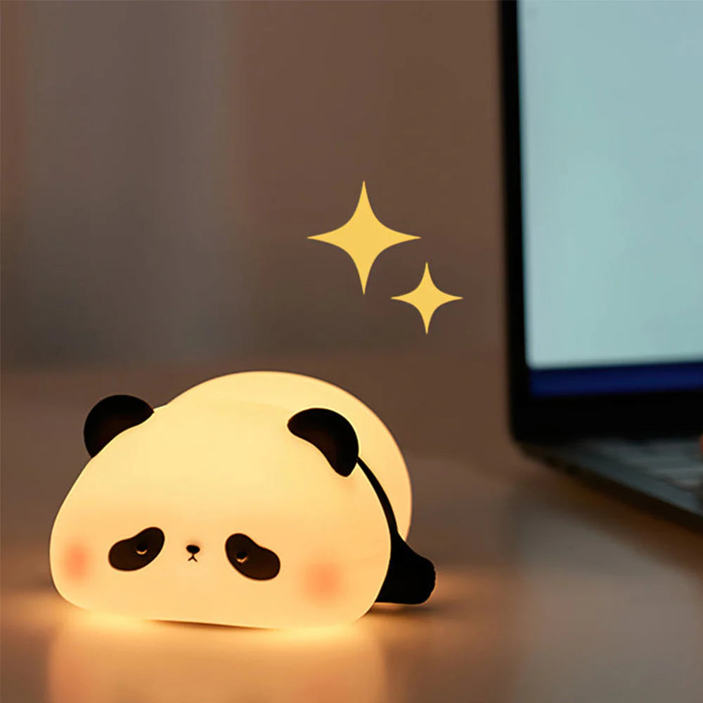 Panda Glow LED Siliconen Schattige Tafellamp