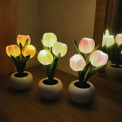 Tulpen Nachtlamp Sfeervolle Bloemenverlichting