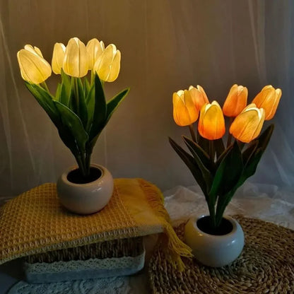 Tulpen Nachtlamp Sfeervolle Bloemenverlichting