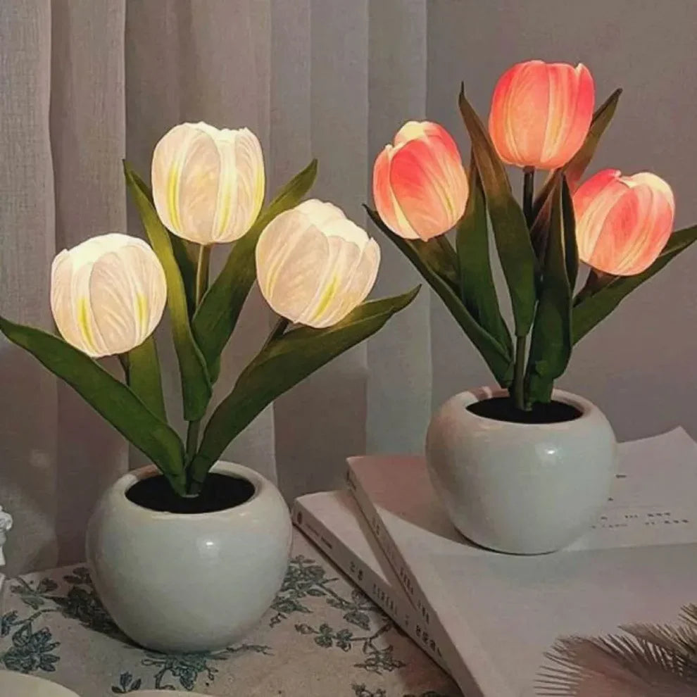 Tulpen Nachtlamp Sfeervolle Bloemenverlichting