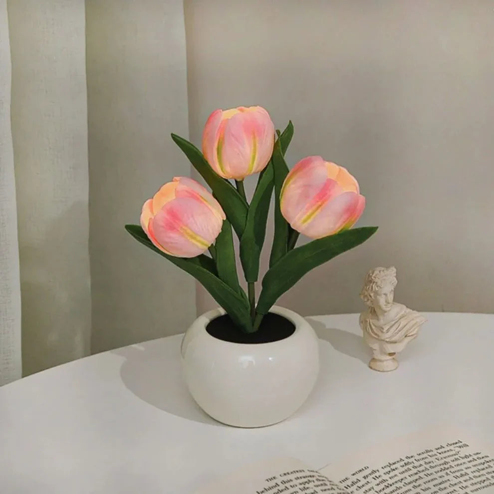Tulpen Nachtlamp Sfeervolle Bloemenverlichting