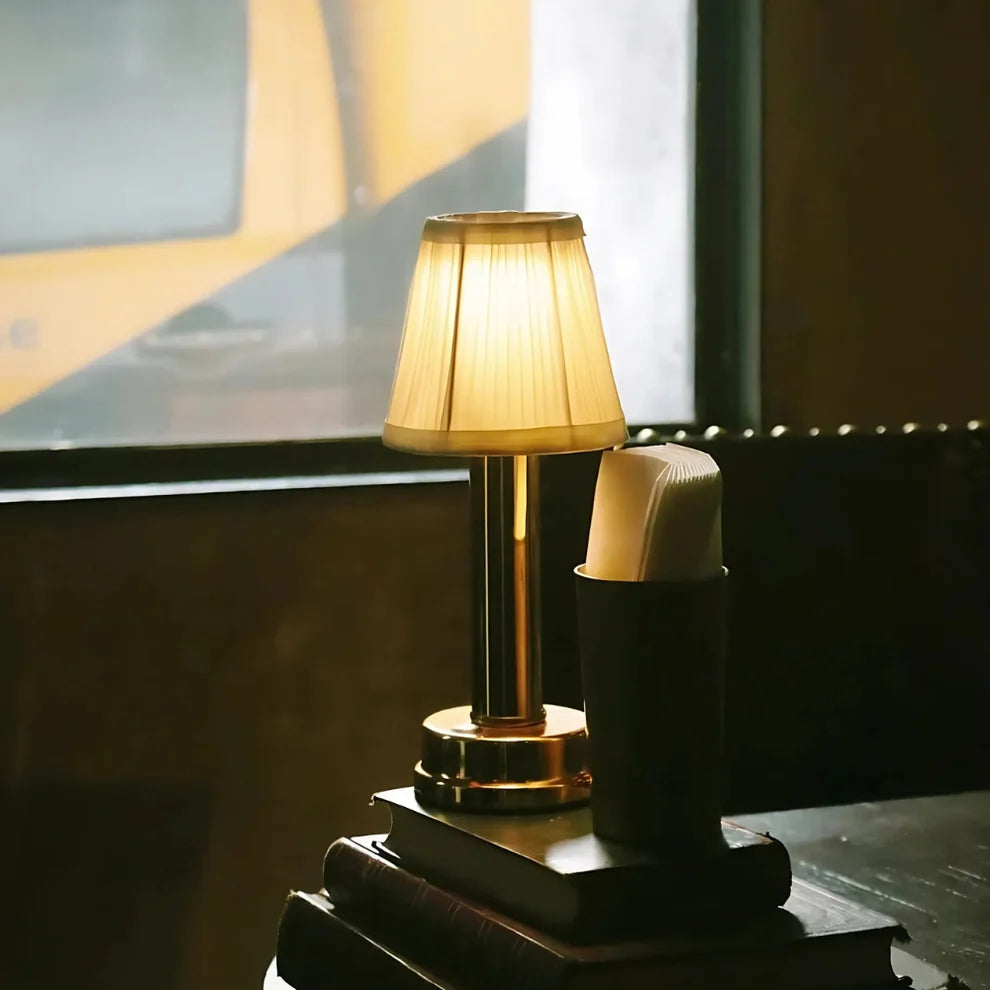 Retro Elegance Moderne Oplaadbaar Tafellamp