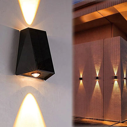 Moderne Zonne-Energie LED Wandlamp