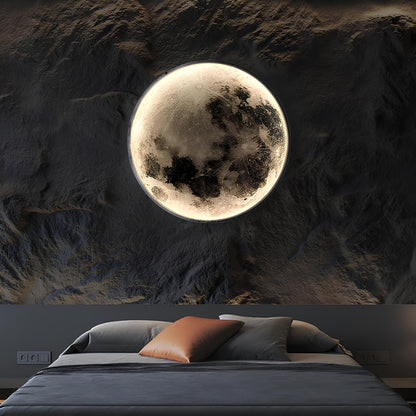 Dimbare 3D-Effect LED Wand Maanlamp en Plafondlamp