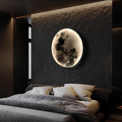 Dimbare 3D-Effect LED Wand Maanlamp en Plafondlamp