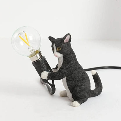 Decoratieve Kat TafelLamp–Speels en Sfeervol Licht