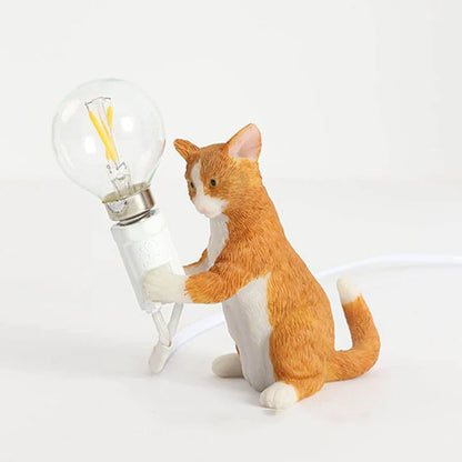Decoratieve Kat TafelLamp–Speels en Sfeervol Licht