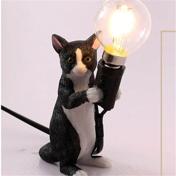 Decoratieve Kat TafelLamp–Speels en Sfeervol Licht