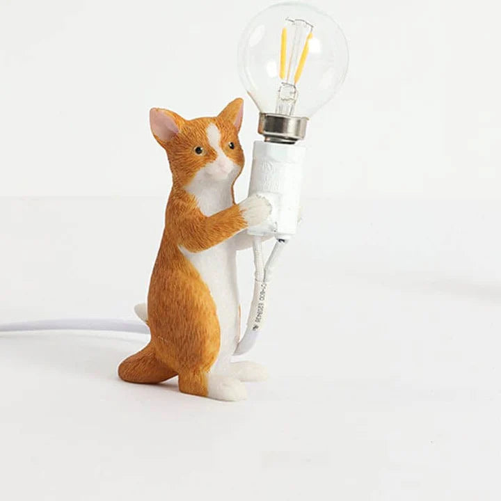 Decoratieve Kat TafelLamp–Speels en Sfeervol Licht