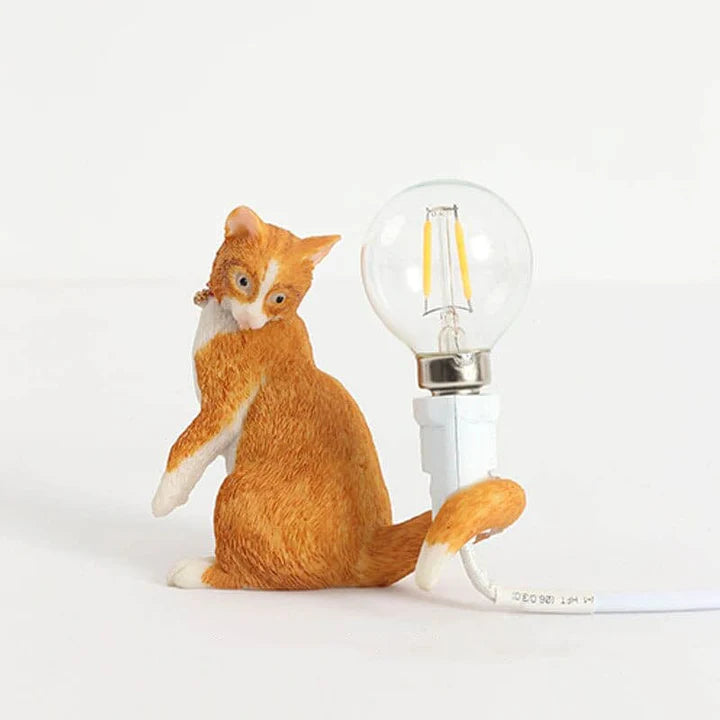 Decoratieve Kat TafelLamp–Speels en Sfeervol Licht