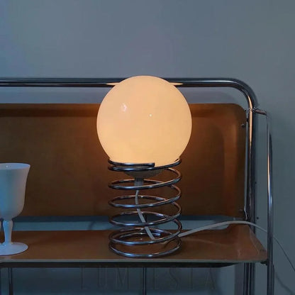 Elegantie Glas & Metaal Chippendale Tafellamp