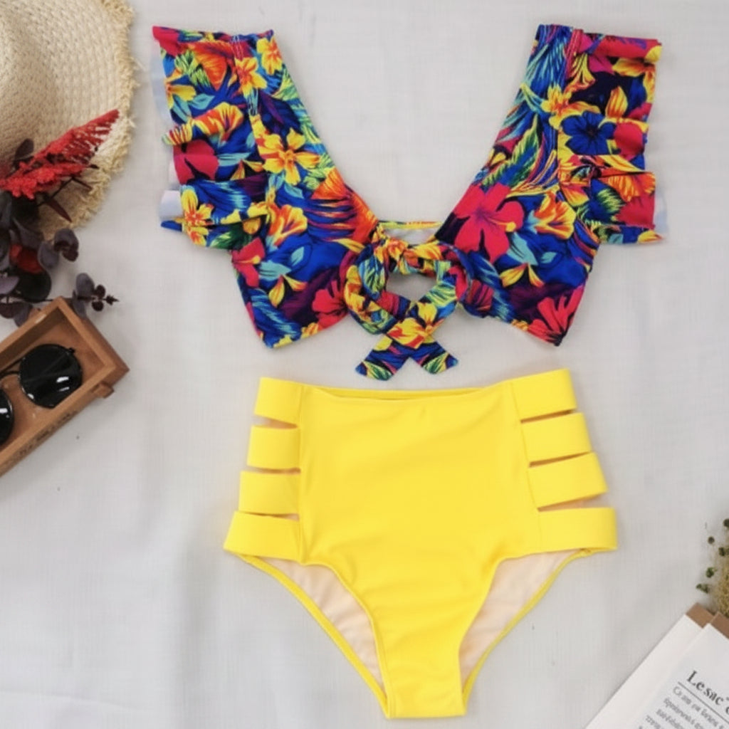Women's Beachwear Set High Waisted Bikini | Swimwear - Image 4