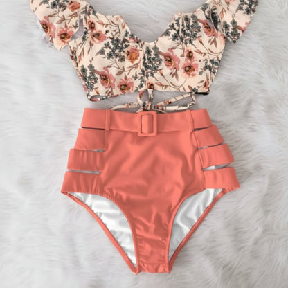 Women's Beachwear Set High Waisted Bikini | Swimwear - Image 6
