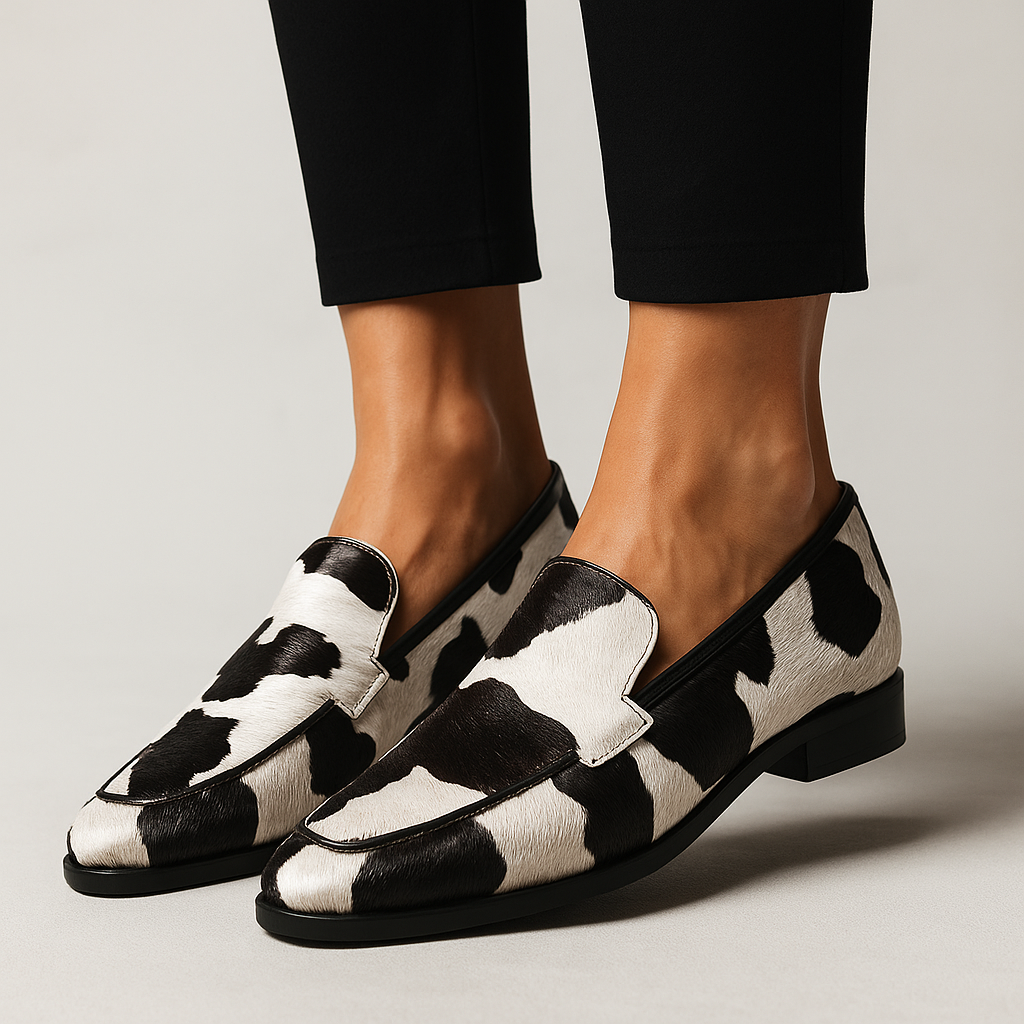 Women's Black Loafers Pointed-Toe | Slip-On - Image 2