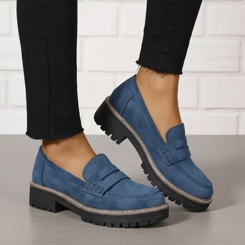 Women's Chunky Loafers Slip-On | Lug Sole - Image 3
