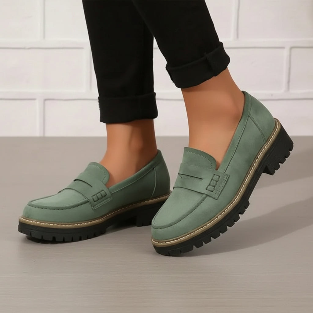 Women's Chunky Loafers Slip-On | Lug Sole - Image 5