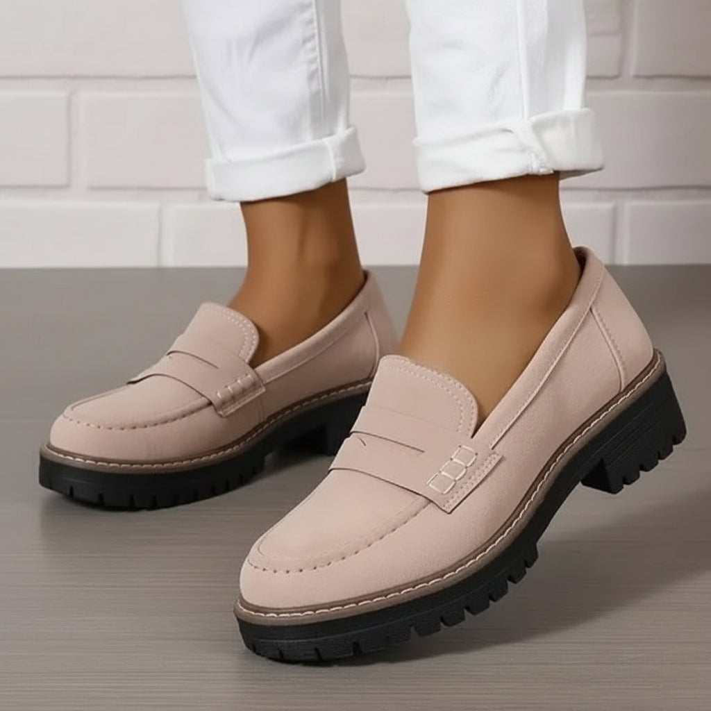 Women's Chunky Loafers Slip-On | Lug Sole - Image 7