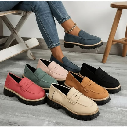 Women's Chunky Loafers Slip-On | Lug Sole - Image 8