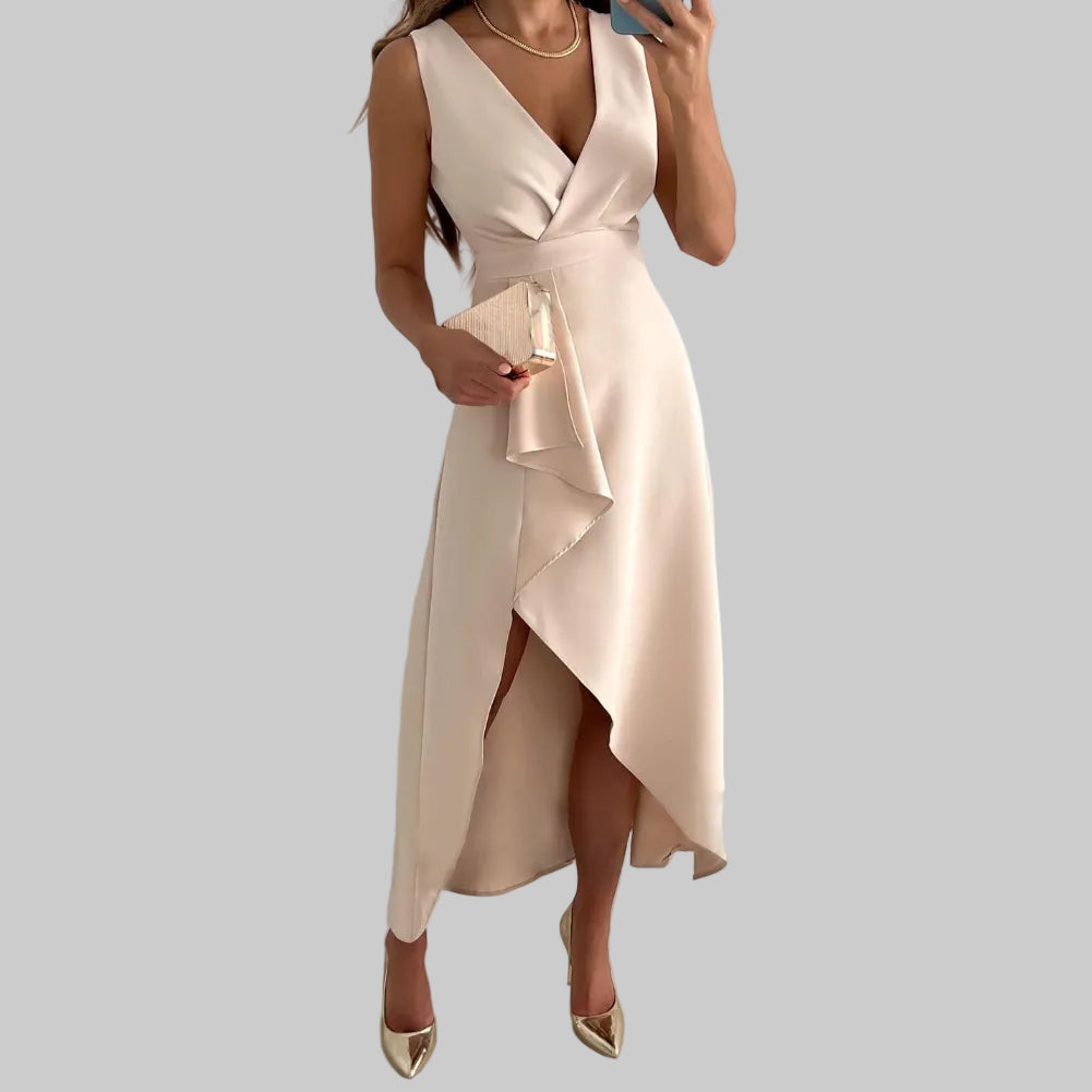 Women's Guest Wedding Dress Casual | Wrap Dress - Image 1