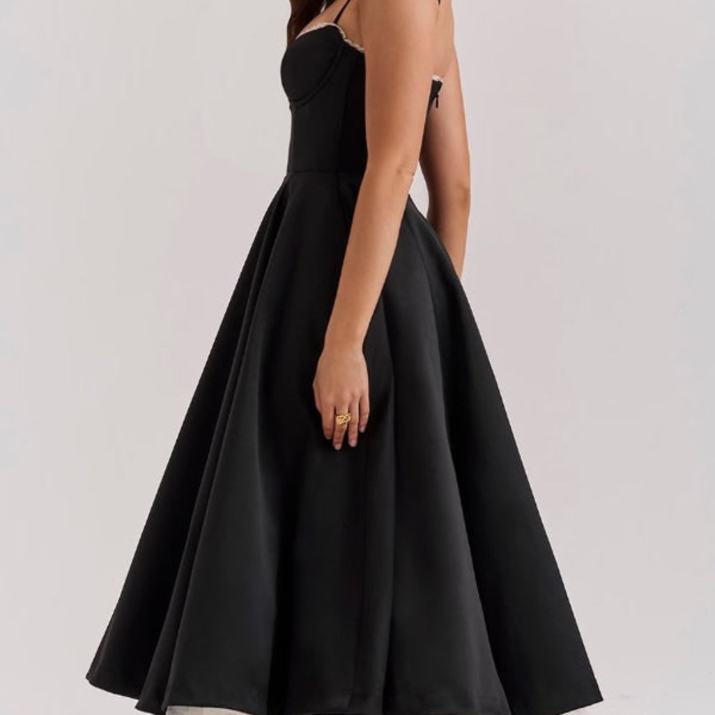 Women's Guest Wedding Dress V-Neck Sleeveless Maxi | Tutu Dress - Image 10