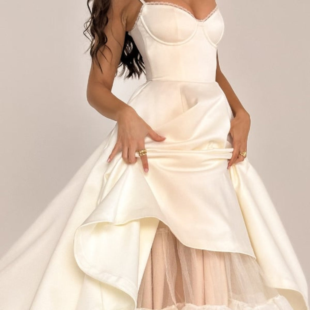 Women's Guest Wedding Dress V-Neck Sleeveless Maxi | Tutu Dress - Image 28