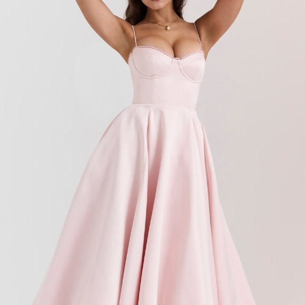 Women's Guest Wedding Dress V-Neck Sleeveless Maxi | Tutu Dress - Image 47