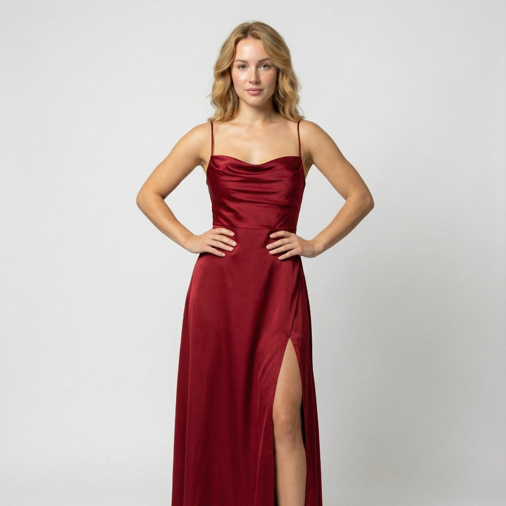 Women's Guest Wedding Floral Maxi Dress Long Sleeve | Formal - Image 1